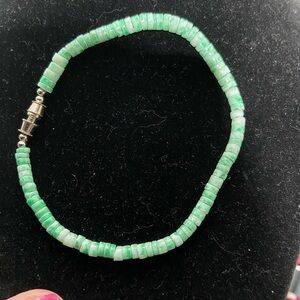 Sea Green Shell Ankle Bracelet